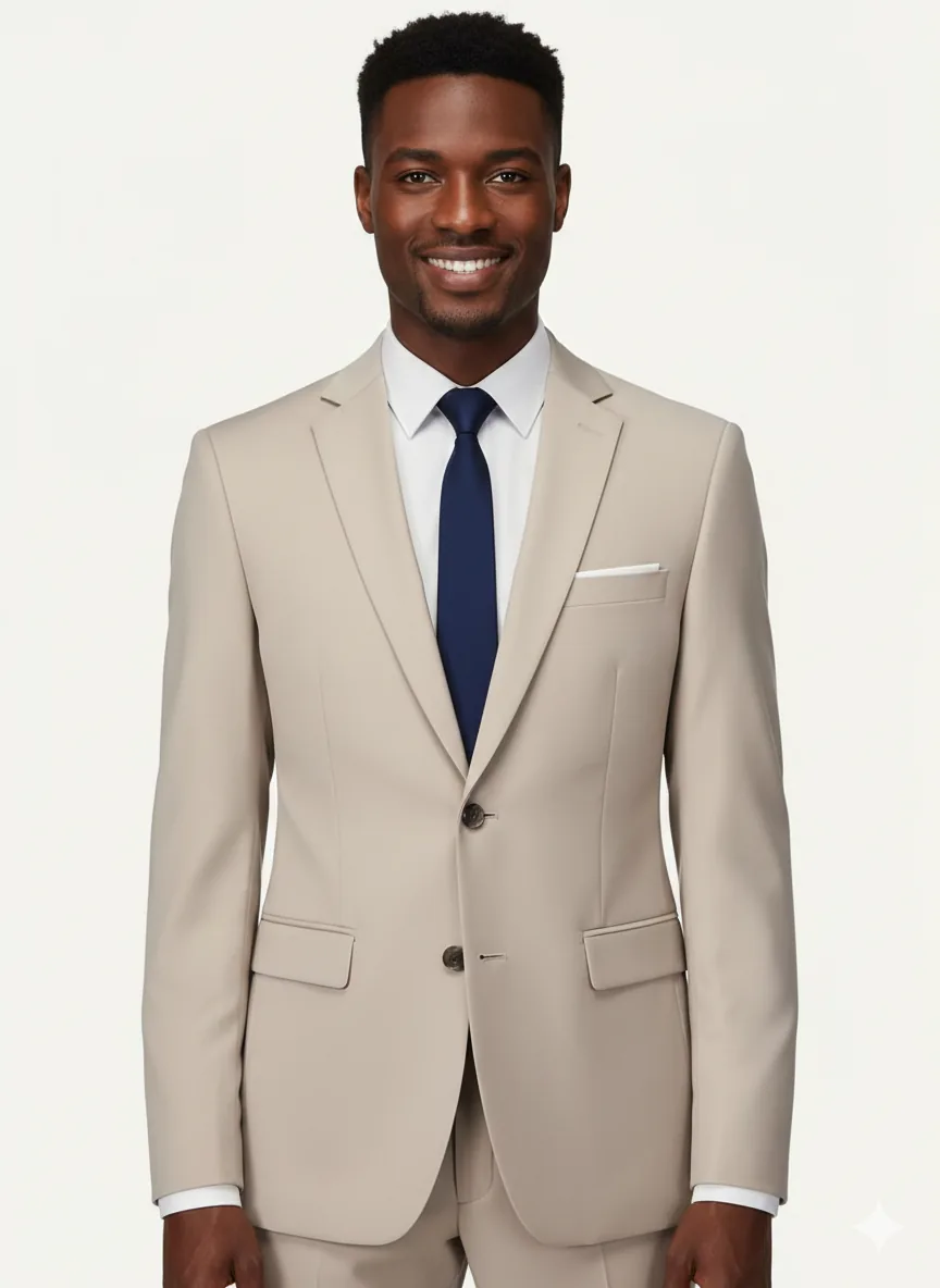 Ens 03 pces costume homme vue 2